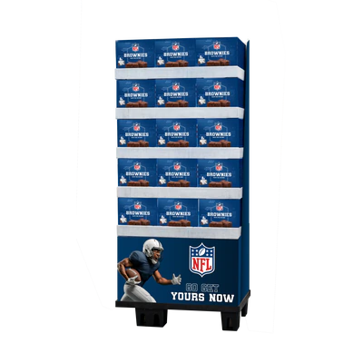 Immagine prodotto 1 - NFL Brownies 144 x 8x30g display - Prevendita: consegna da gennaio 2026