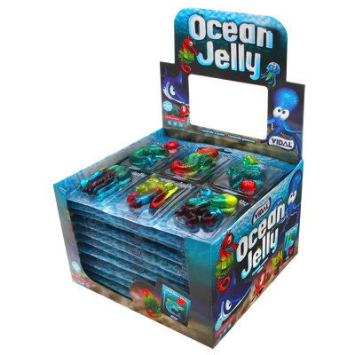 Immagine prodotto 1 - Ocean Jelly &ndash; gomma di frutta animali marini 11x66g espositore da banco