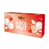 Immagine prodotto - Palline di cocco ripieno con crema di fragola 120g