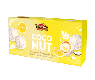 Immagine prodotto - Palline di cocco ripieno con crema di limone 120g