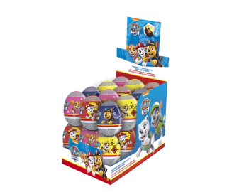 Immagine prodotto 1 - Paw Patrol uova di sorpresa di cioccolata 48x20g expo banco