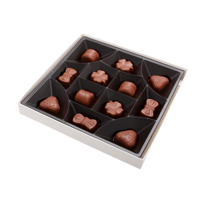 Immagine prodotto 2 - Praline di Natale con ripieno al latte e puzzle 120g