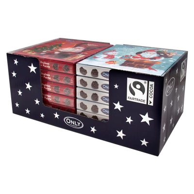 Immagine prodotto 3 - Praline di Natale con ripieno al latte e puzzle 120g