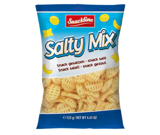 Immagine prodotto 1 - Salty Mix snack di patatine salati 125g