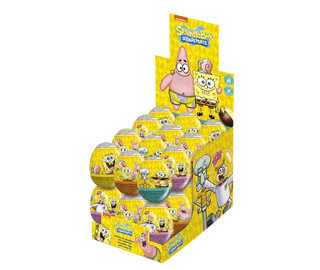 Immagine prodotto 1 - Spongebob uova di sorpresa di cioccolata 48x20g expo banco