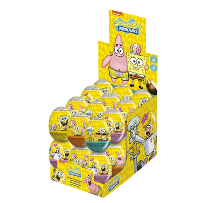Immagine prodotto 1 - Spongebob uova di sorpresa di cioccolata 48x20g expo banco