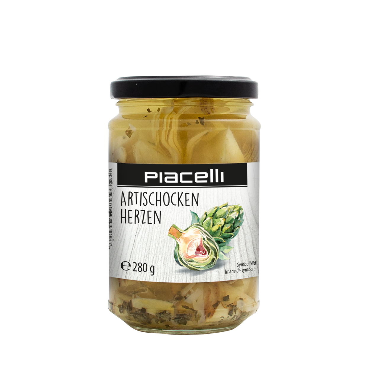 Gunz Antipasti artichoke hearts in sunflower oil 280g