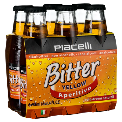 Product image 1 - Aperitif Bitter Yellow 6x98ml