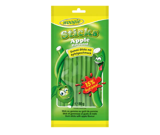 Product image - Apple flavoured candy with filling 80g