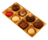 Product image 3 - Assorted Belgian pralines yellow 100g