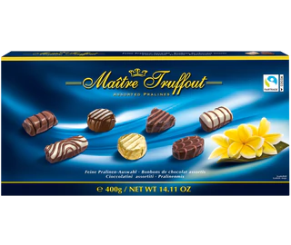 Product image 1 - Assorted pralines blue 400g