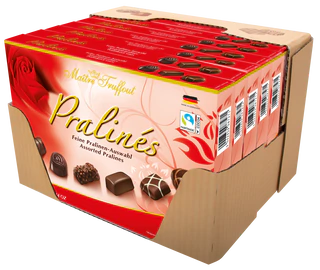 Product image 2 - Assorted pralines red 180g