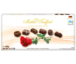 Product image - Assorted pralines rose 400g