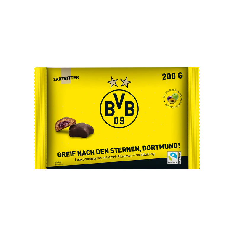 Product image 1 - BVB Gingerbread stars with plum filling 200g
