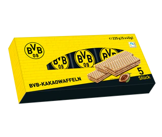 Product image 1 - BVB Wafers with chocolate cream (5x45g) 225g