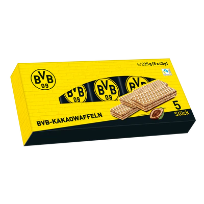 Product image 1 - BVB Wafers with chocolate cream (5x45g) 225g