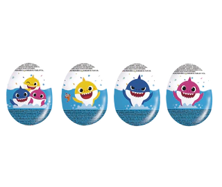 Product image 2 - Baby Shark Choco-surprise egg 48x20g counter display