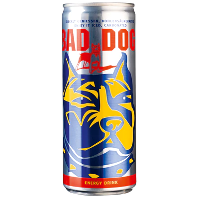 Product image 1 - Bad Dog energy drink (DE/CZ/IT) 250ml