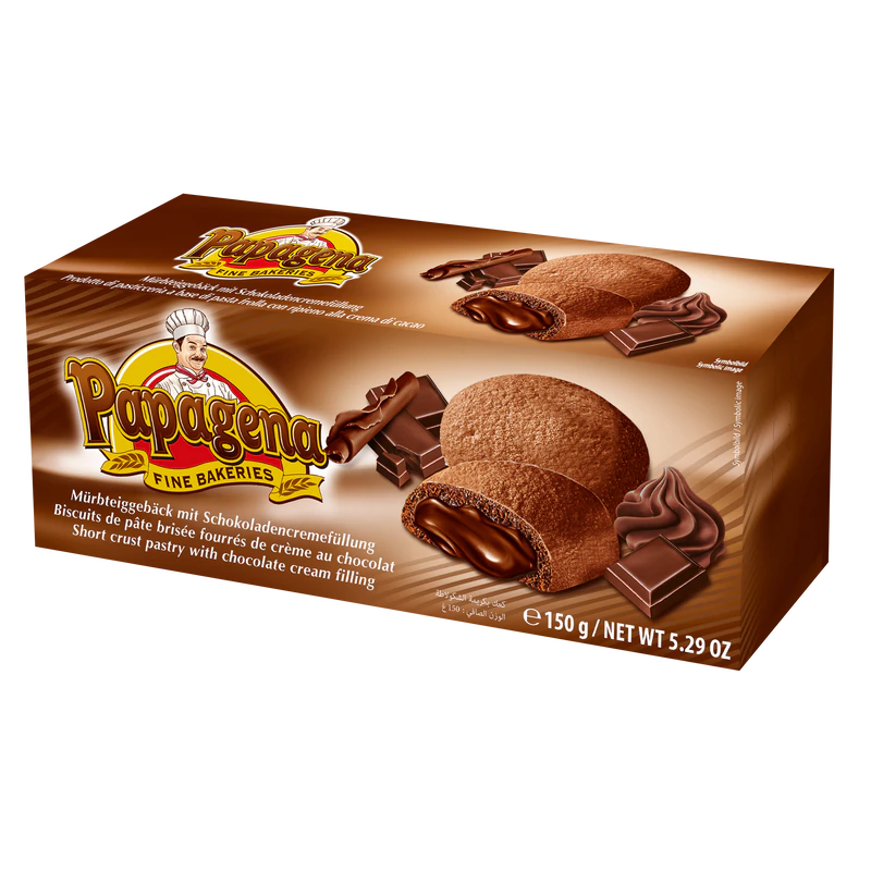 Product image 1 - Biscuits with chocolate filling 150g