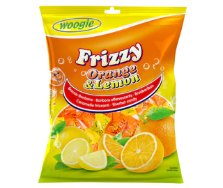 Product image 1 - Bonbons Frizzy Orange & Lemon 170g