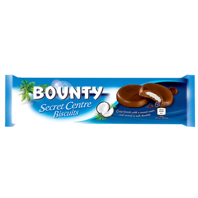 Product image 1 - Bounty Secret Centre Biscuits 132g