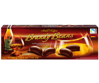 Product image - Brandy beans pralines 6% vol. 200g