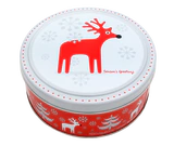 Product image 2 - Butter cookies Christmas tin "modern" mixed box 454g