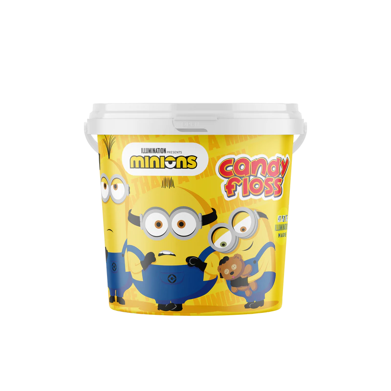 Product image 1 - Candy Floss Minions bucket 50g