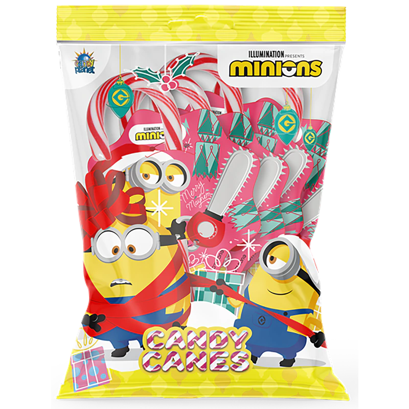 Product image 1 - Candy cane Minions 48g