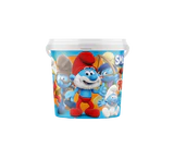 Product image - Candy floss Smurfs bucket 50g