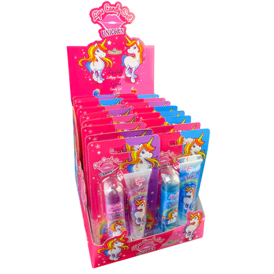 Product image 1 - Candy lipstick set - lolly and candygel 25g counter display