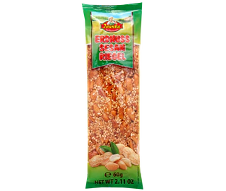 Product image 1 - Caramel peanut sesame bar 60g