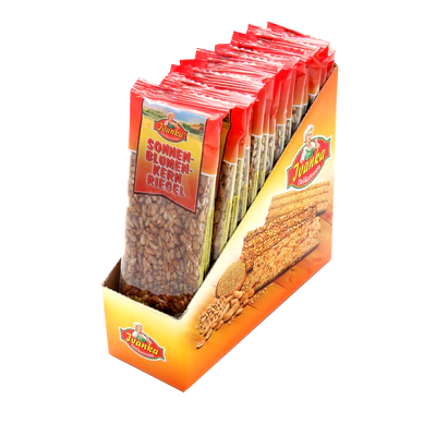 Product image 2 - Caramel sunflower seeds bar 60g