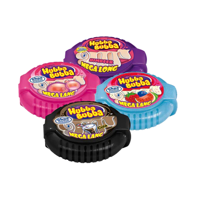 Chewing gum Hubba Bubba bubble tapes mixed box 56g