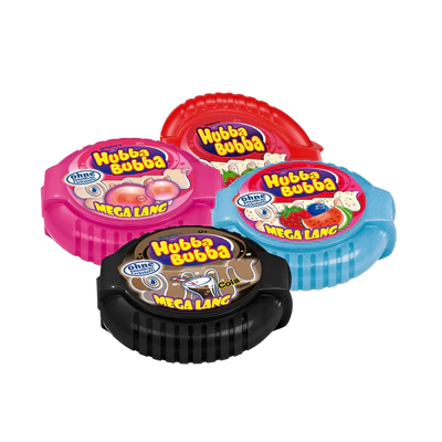 Product image 1 - Chewing gum Hubba Bubba bubble tapes mixed box 56g