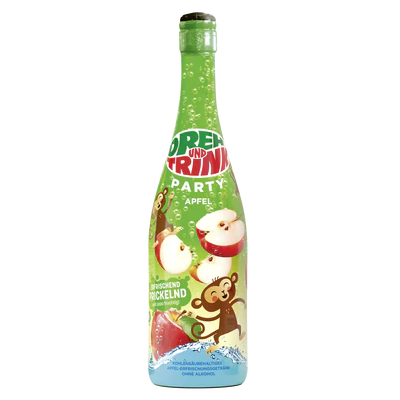 Product image 1 - Childrens sparkling wine apple nonalcoholic 0,75l