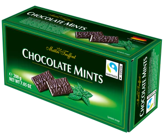 Product image 1 - Chocolate Mints - dark chocolate bars mint 200g