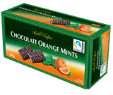 Product image - Chocolate Orange Mints - dark chocolate bars orange/mint 200g