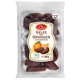 Product image - Chocolate coated orange flavoured jellies 200g