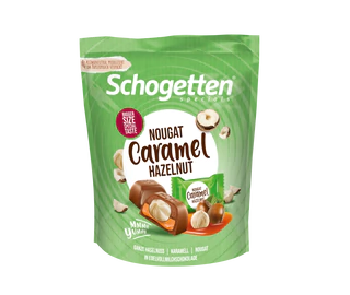 Product image - Chocolate nougat caramel hazelnut 125g