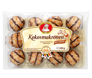 Product image - Coconut macaroons with cacao 200g