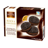 Product image - Cookies black & chocolate 176g