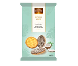 Product image 1 - Cookies with cocoa glaze and coconut 160g