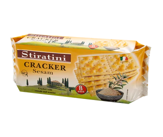 Product image 1 - Crackers with sesame 250g