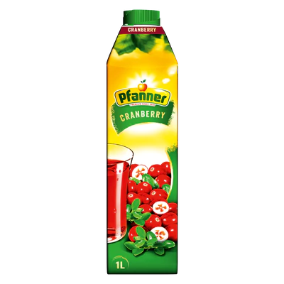 Product image 1 - Cranberry juice 20% 1l