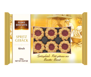 Product image - Crispy biscuit with sour cherry 450g