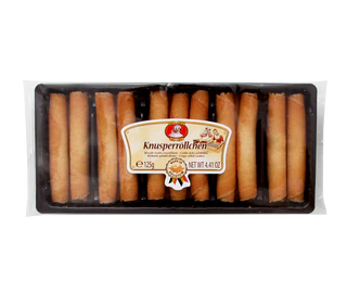 Product image - Crispy rolled cookies 125g
