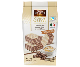 Product image - Cubus Wafers Cappuccino 125g