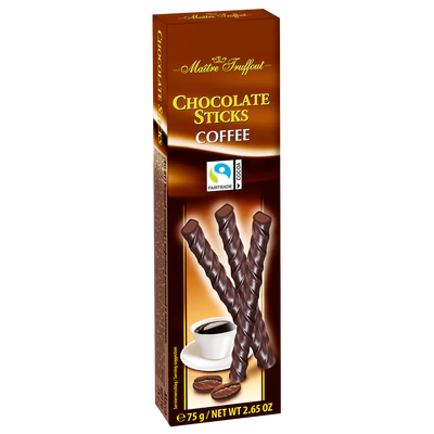 Product image 1 - Dark chocolate sticks coffee 75g