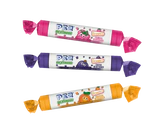 Product image 2 - Dextrose rolls raspberry, orange, blackcurrant mixed box 39g